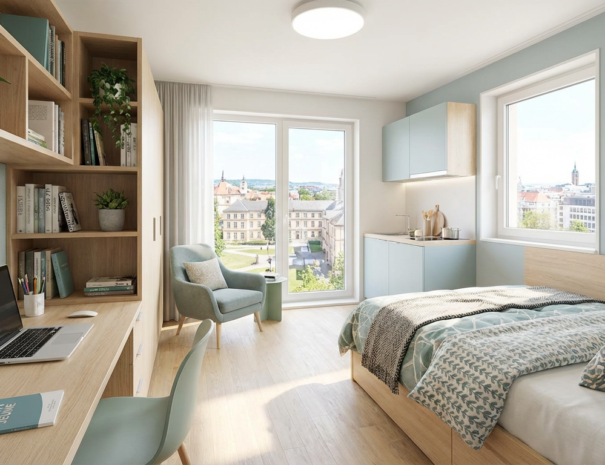 Studio en résidence étudiante – Quartier Krutenau