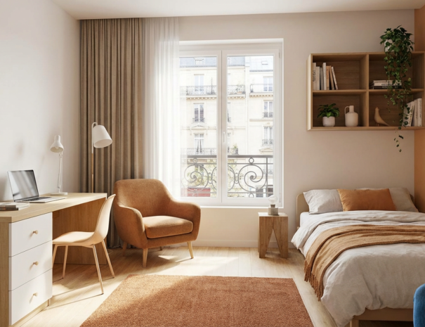 Studio meublé – Quartier Esplanade